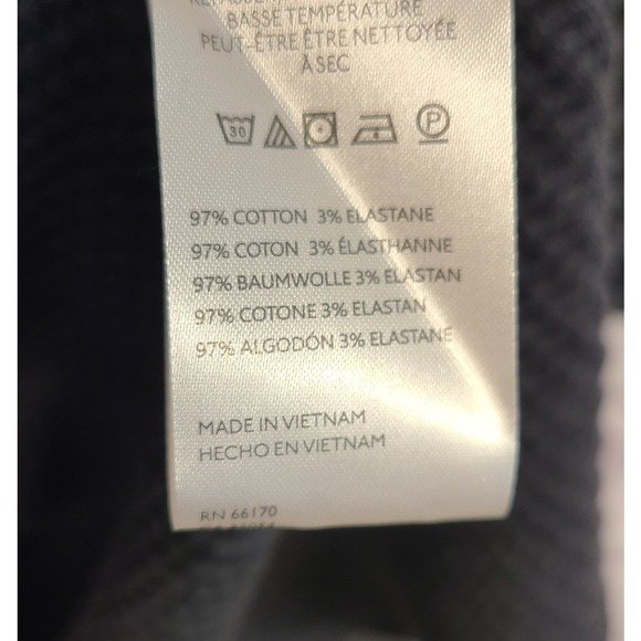 We The Free Women's Oversized Travis Polo Waffle Knit Top in Charcoal Black S - Picture 7 of 9